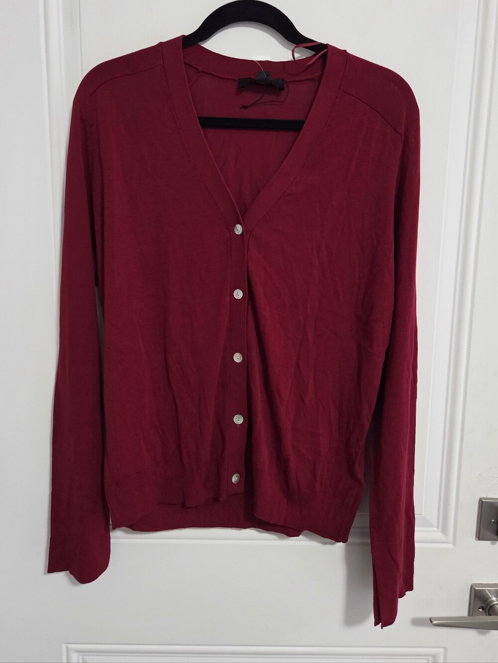 Zara Women's Runway Silk Blended Fine Knit Cardigan - Size L